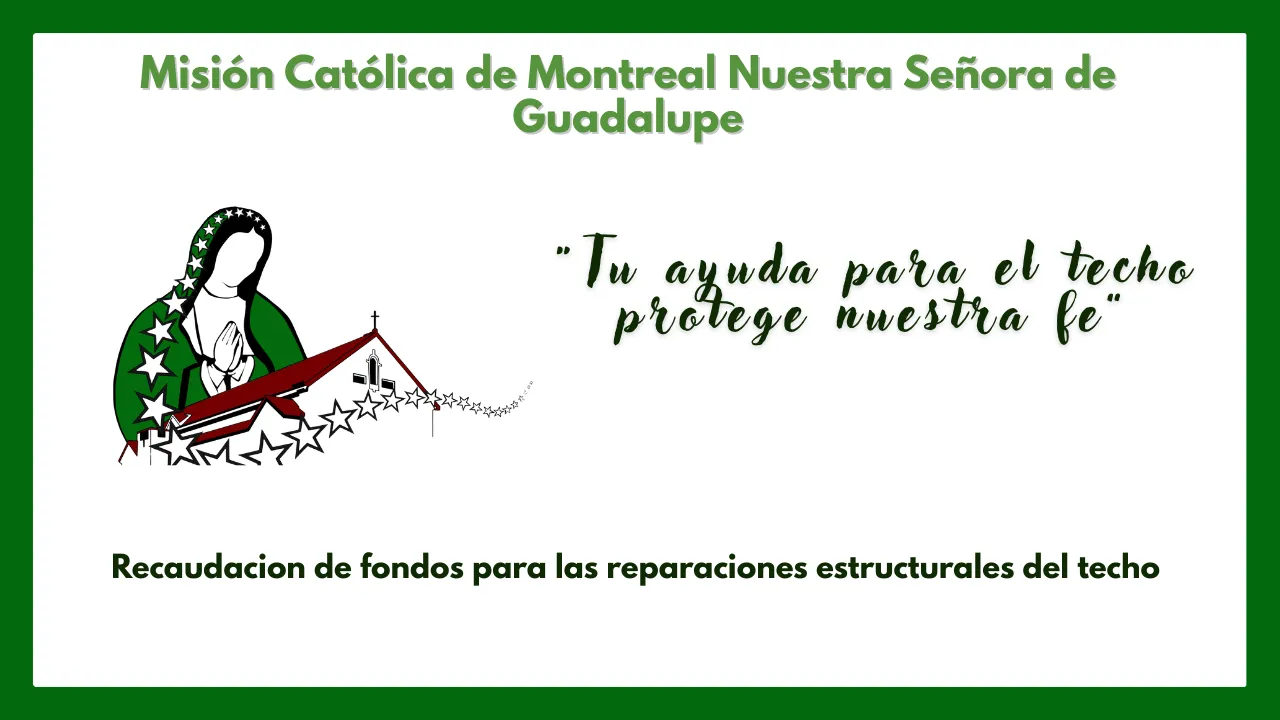 Tu ayuda para el techo protege nuestra fe.