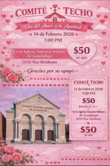 Fiesta para el financiamiento del techo.