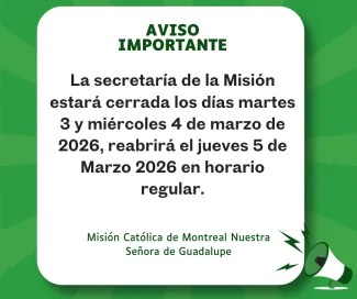 Secretaria cerrada Marzo