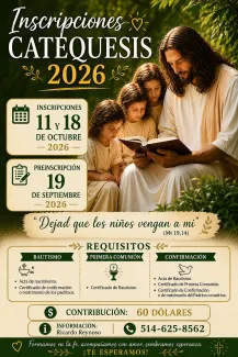Inscripciones de Catequesis